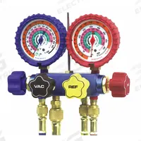 IMPERIAL Manifold Gauge: 4 Valves, 4 Hoses, Series 600, For R-12/R-22/R-502 (MPN 621-C). Key specifications — Product Type: Manifold Gauge Set; For Refrigerant Type: R-502; Brand: IMPERIAL; Gauge Boots: Yes.