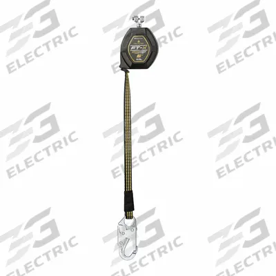 FALLTECH Replacement Leg: Snap Hook Anchor, 420 lb Capacity, 8 ft Overall Lg - Replacement Parts for SRLs