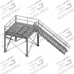 PORTA-KING Guard Tower: 10 ft x 12 ft x 10 ft, 125 lb/sq ft Platform Load Capacity, Gray, Steel (MPN PKTWR810-10). Key specifications — Finish: Acrylic Enamel; Material: Steel; Color: Gray; Brand: PORTA-KING.