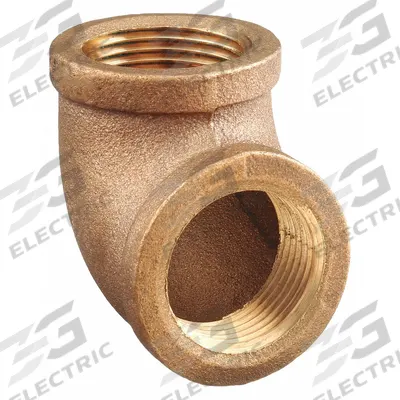 APPROVED VENDOR Metal Pipe Elbow: 90° Elbow, 1/4 in x 1/4 in, Brass - Low-Pressure Threaded Pipe Fittings
