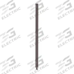 GARLOCK SAFETY SYSTEMS Hinge Post: 40 in Post Ht, Galvanized, Steel, Silver (MPN 407184Z). Key specifications — Brand: GARLOCK SAFETY SYSTEMS; Compatible Brand and Series: Swing Gates; Product Type: Hinge Post; Compatible Manufacturer Model Number: 404656G; Finish: Galvanized; Post Material: Steel; Post Type: Hinge.