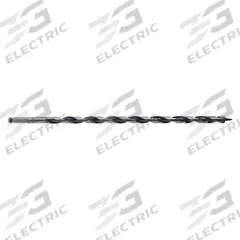 BOSCH Hybrid Drill Bit: 11/16 in Drill Bit Size, 17 1/2 in Overall Lg, Hex Shank, Carbon Steel (MPN NKLT11). Key specifications — attr255259: Hybrid Ship and Spur Auger; attr255260: Carbon Steel; attr255261: PTFE; attr277197: BOSCH.