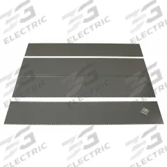 EDSAL Bin Unit Panels: 36 in x 24 in, Steel, Gray, Includes (2) Side Panels/Back Panel (MPN 1W804N). Key specifications — Includes: (2) Side Panels; Material: Steel; Color: Gray; Brand: EDSAL.