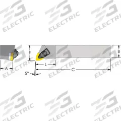 ULTRA-DEX USA Indexable Turning and Profiling Tool Holder: DWLNL 20-4D (MPN 974-000-021). Key specifications — attr257703: DWLNL 20-4D.
