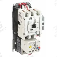 EATON NEMA Magnetic Motor Starter: Non-Reversing, 3 Poles, NEMA Size 2, 45 A, 120V AC Coil (MPN AN19GN0A5E045). Key specifications — Brand: EATON; Auxiliary Contact Form: 1NO; Coil Voltage: 110/120V AC; Phase: Three; Operator: None; Operator Controls: None; Auxiliary Contacts Included: 1NO; Signaling Features: Pilot Light.