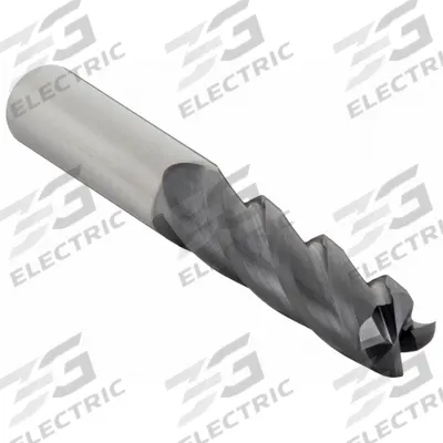 OSG Square End Mill: Carbide, TiAlN Coated, 4 Flute, 5/8" Mill Dia, 3/4" LOC - Fast-Cutting Carbide Square End Mills for Stainless Steel & Super Alloys