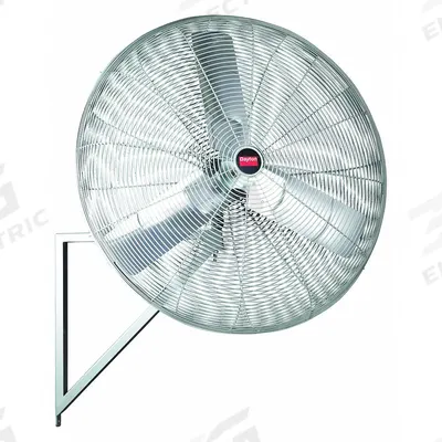 Dayton Mounted Fan: 24 in Blade Dia, 208V AC, 1/2 hp Motor HP - Standard Industrial Wall-Mount Fans