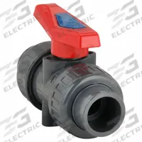 APPROVED VENDOR Manual Two-Way Ball Valve: 1 in, PVC, Straight, Socket x FNPT, Std Port Ball Port (MPN 4PGD5). Key specifications — attr1008170: APPROVED VENDOR; attr1017899: Lever.