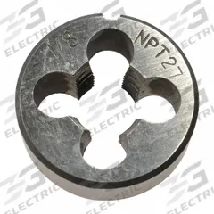 WESTWARD Alloy Steel Die, 1/8-27 NPT: CCT1060-34, Die