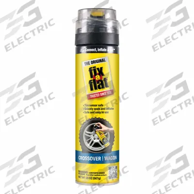 FIX-A-FLAT Tire Inflator: Tire Inflator, Aerosol, Aerosol Spray Can, 20 oz Container Size - Tire Sealants