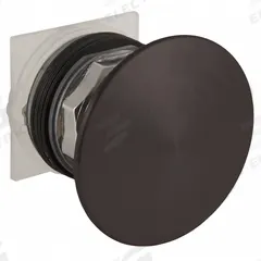 SCHNEIDER Mushroom Head Push Button: Black, 30 mm Mounting Size, Metallic, Momentary (MPN 9001KR25BM). Key specifications — Brand: SCHNEIDER; Action: Momentary; Series: 9001K; Push Button Material Type: Metallic.