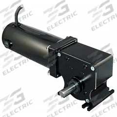 DAYTON DC Gearmotor: Right Angle, 12V DC, TENV, 150 RPM, 63 in-lb Max Torque, 10:1, 16 A, CW/CCW (MPN 5LAF9). Key specifications — Motor Type: Permanent Magnet DC; Brand: DAYTON; Full Load Current: 16 A.