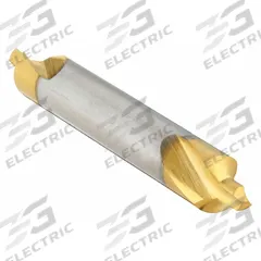 KEO Center Drill: Plain Type, #2, 90°, 1 7/8 in Overall Lg, TiN Coated High Speed Steel (MPN 906-000-089). Key specifications — Brand: KEO; End Type: Double End.