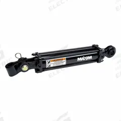 MAXIM Hydraulic Cylinder: 2.5 in Bore Dia., 10 in Stroke Lg, 21 1/2 in Retracted Lg, 12,270 lb (MPN 218566). Key specifications — attr98893: MAXIM.