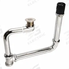 ODD BALL INDUSTRIES Drain Assembly: Brass, Chrome, 2 5/8 in Overall Ht, 2 1/4 in Overall Dia, Slip (MPN SP-11-GDK). Key specifications — Product Type: Drain Assembly; Brand: ODD BALL INDUSTRIES; Finish: Chrome; Material: Brass; Includes Overflow: No; Includes: 1-1/2 in Waste Bend.