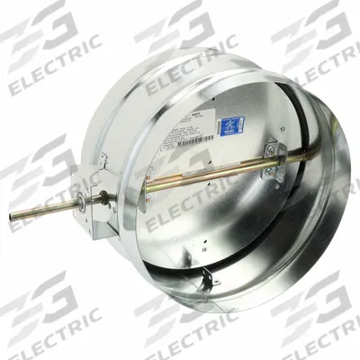 Dayton 14"dia GSteel Manual Control Dampr: For 14 in Dia, 14 in L, Steel - Round Manual Control Dampers