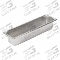 VOLLRATH Steam Table Pan: Half Size, Rectangular, 22 ga Gauge, 6 qt Capacity, NSF Certified (MPN 30542). Key specifications — Brand: VOLLRATH; Dishwasher Safe: No; NSF Certified: Yes; Product Type: Steam Table Pan; Manufacturer Part Number: 30542.