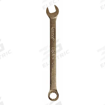 AMPCO Combination Wrench: Aluminum Bronze Nickel, Natural, 3/4 in Head Size - SAE Nonsparking 12-Point Combination Wrenches