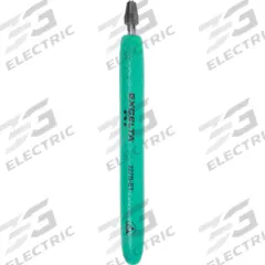 EXCELTA Pin Vise: Pin Vises, 0.63 mm Max Size - mm, 0 in Min Size - Inch, Ergonomic Foam Grip Grip (MPN 227B-ET). Key specifications — attr1181472: Ergonomic Foam Grip; attr1181474: 4.5 in; attr1181485: EXCELTA.