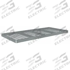 TENNSCO Shelf: 84 in x 36 in, 1,500 lb Load Capacity, Steel, 5 ga Decking, Gray, Shelf (MPN ZLES-8436W). Key specifications — Decking Material: Steel; Includes: (4) Beams; Decking Finish: Zinc Plated; Shelf Configuration: Single Straight; Color: Gray; Frame Material: Steel; Brand: TENNSCO; Frame Finish: Zinc Plated.