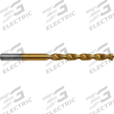 CLEVELAND Taper Length Drill Bit: 3/32", 135° Split Point, TiN-Coated Cobalt - Cobalt Taper-Length Drill Bits for Deep Hole-Drilling