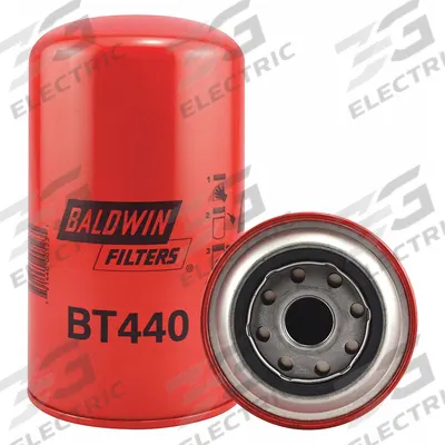 BALDWIN FILTERS Oil Filter: BT440, 1"-16 Thread Size, 7 3/8 in Overall Ht, 4 1/4 in Outside Dia - Spin-On Oil Filters