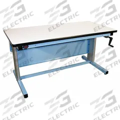 PRO-LINE Workbench: Adj Ht, Laminate, 60 in x 30 in, 330 lb Overall Load Capacity, Blue (MPN EL603030PL L14). Key specifications — Brand: PRO-LINE.