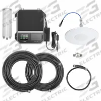 WEBOOST Signal Amplifier: 72 dB Max Gain, Multiple, 5G, 110 to 240V AC (MPN 471047). Key specifications — Signal Type: 5G; Includes: 75 ft and 60 ft Wilson Cables; Multiple Users - Signal Amplifier: Multiple; Brand: WEBOOST; Operating Voltage: 110 to 240V AC.