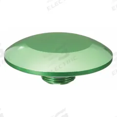 EATON Mushroom Head: 30 mm Panel Size, Non-Illuminated, Metallic, Green (MPN 10250TJ61). Key specifications — Manufacturer Part Number: 10250TJ61; Compatible Operator Illumination: Non-Illuminated; Compatible with Series: 10250T; Head Attachment Type: Screw-On; Head Material: Aluminum; Brand: EATON.