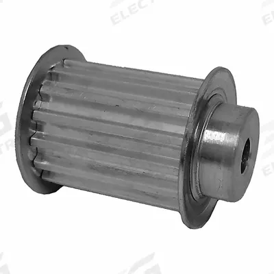 Dayton Timing Pulley: Trapezoidal, Plain, For T5 Timing Belt Section, For 25 mm Belt Wd - T5 Section Timing Belt Pulleys