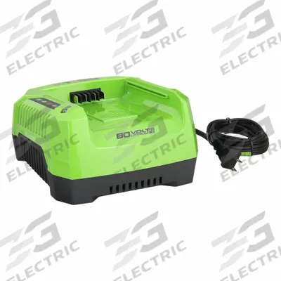 GREENWORKS PRO Battery Charger: For 80V DC Battery Volt, Std, 120V AC, Single-Port Charging - Greenworks Pro Battery Chargers