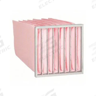GRAINGER Pocket Air Filter: 24 in x 20 in x 22 in, MERV 13, Pink, Synthetic - MERV 13 Pocket Air Filters