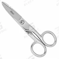 CLAUSS Electricians Scissors: Ambidextrous, 5 in Overall Lg, Serrated, Steel, Pointed, Silver, Metal (MPN 12710). Key specifications — attr308500: Steel; attr308502: Silver; attr308505: Ambidextrous; attr308522: Medium Guage Wire; attr324896: CLAUSS.