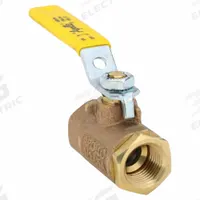APOLLO Manual Two-Way Ball Valve: 1/2 in, Bronze, Straight, FNPT x FNPT, 600 psi Max. Pressure (CWP) (MPN 7010301). Key specifications — Brand: APOLLO; Handle: Lever.