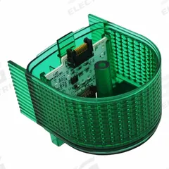 PATLITE Tower Light Module: Steady, 24V DC, Green, 80 3/16 mm Overall Dia, 41 3/16 mm Overall Ht (MPN B72100259-3F1). Key specifications — Brand: PATLITE; Compatible with Series: WME-D; Lens Color: Green; Operating Voltage: 24V DC; Manufacturer Part Number: B72100259-3F1.