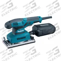 MAKITA Corded Sheet Sander: 1/3 Sheet, Clamp, Extended Grip, Fixed Speed, 11,000 RPM Max. Speed (MPN BO3710). Key specifications — attr565734: MAKITA; attr645844: Sheet Sander; attr645850: Dust Bag; attr645858: Corded; attr667756: Proprietary.