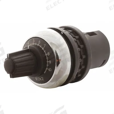 EATON Potentiometer: 22 mm Panel Mounting Size, 100,000 ohm Max Resist Rating - Potentiometers with Dial Plates & Operators