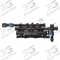 PENTAIR/EVERPURE Water Filter Head: 3/4 in, FNPT, 8 1/2 in Overall Ht, 5 1/2 in Overall Wd (MPN EV927223-75). Key specifications — Connection Type: FNPT.