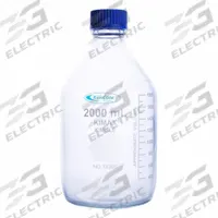 KIMBLE Media Bottle: 1 L, Screw-On, GL 45, 225 mm, Colorless, Closure Included, Narrow Mouth Size (MPN KC14395-1000). Key specifications — Closure Type: Screw-On; Mouth Size: Narrow; Screw Closure Size: GL 45; Brand: KIMBLE; Body Color: Colorless.