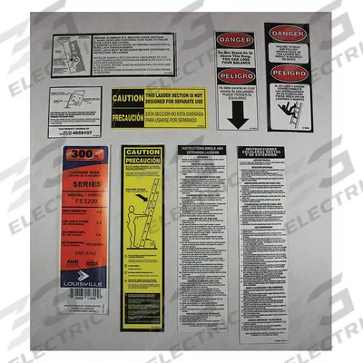 LOUISVILLE Label Kit: For 1CMV8/1CMV9/1CMW1/1CMW2/1CMW3/5MRG8 - Material Handling Parts