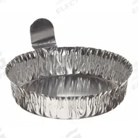 HEATHROW SCIENTIFIC Weighing Dish: Non-Sterile, Aluminum, 50 mL Capacity, Included, Round, Silver (MPN HS14521C). Key specifications — Brand: HEATHROW SCIENTIFIC; Color: Silver; Material: Aluminum; Boat Shape: Round; Includes Finger Tab: Included.