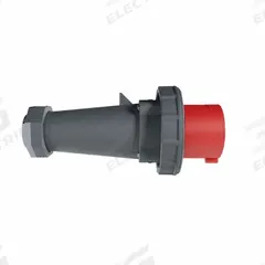 LEGRAND Pin and Sleeve Plug: Gray, 480V AC, Three Phase, 60 A, 3 Pole, 4 Wire, IEC Grounding (MPN LE460P7WNPT7A). Key specifications — Brand: LEGRAND.