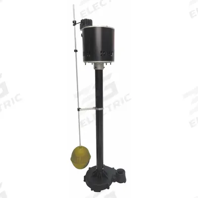 Dayton Pedestal Sump Pump: 1/2 hp HP, 115V AC, 48 gpm Flow Rate @ 10' of Head - General Purpose Pedestal Sump Pumps