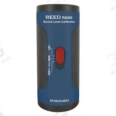 REED INSTRUMENTS Sound Level Calibrator: 114 dB Output Sound Pressure, ±4% Freq Accuracy, R8090. Key specifications — Brand: REED INSTRUMENTS; Frequency Accuracy: ±4%; Compatible with Brand: Universal; Distortion: ±0.5 dB; Output Sound Accuracy: ±0.5 dB; Calibration Certificate: Not Included.