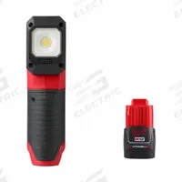 MILWAUKEE Work Light Kit: M12™, Work Light, 1,000 lm Max., 3 Modes, 2 1/2 in Max. Ht, 12V DC (MPN 2127-20, 48-11-2420). Key specifications — attr1291275: 1 Battery, No Charger.