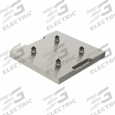 JERGENS Fixture Plate: ZPS, Aluminum, Rectangular, 6.83 lb Wt - Zero Point System Fixture Plates