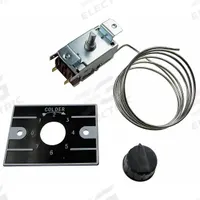 Freezer Control: Refrigerator/Freezer Control, -12°F to 15°F, SPST, Closes on Rise, Normally Open (MPN K50Q-1126-001). Key specifications — Manufacturer Part Number: K50Q-1126-001; Voltage: 120V AC; Brand: RANCO; Capillary Type: Capillary.