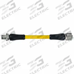 Cordset: M12 Male Straight X M12 Female Straight, 5 Pins, Yellow, TPE, 3 m Cable Lg (MPN 7700-P4241-U0D0300). Key specifications — Cable Jacket Color: Yellow; End 1 Gender: Male; End 1 Mounting Orientation: Straight; End 2 Gender: Female; End 2 Mounting Orientation: Straight; End 2 Connection Type: M12; IP Rating: IP67; Brand: MURRELEKTRONIK.