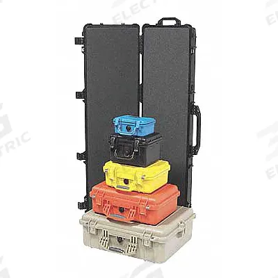 PELICAN Protective Case: 16 1/2 in x 21 1/2 in Inside, Convoluted/Pick and Pluck/Solid - Suitcase-Style Cases