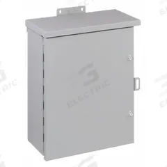 HOFFMAN Enclosure: Steel, 20 in x 16 in x 6 in, 3R, Solid Cover, Hinged, Galvanized (MPN A20R166HCR). Key specifications — Brand: HOFFMAN; Closure Method: Screws; Knockouts: Not Included.